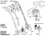 Bosch 0 600 821 003 ARM-37-R Lawnmower Spare Parts